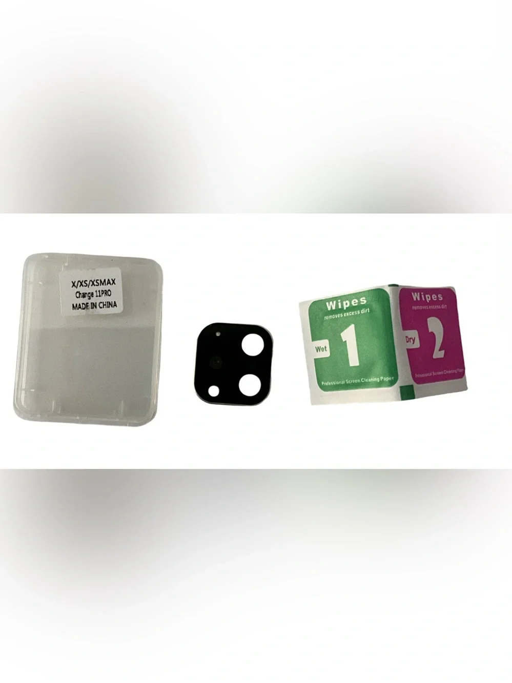 iPhone X XS XS Max to 11 Pro Camera Conversion Cover Black